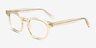 Pique Yellow AcetateEyeglass Frames from EyeBuyDirect, Angle View