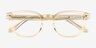 Pique Yellow AcetateEyeglass Frames from EyeBuyDirect, Closed View