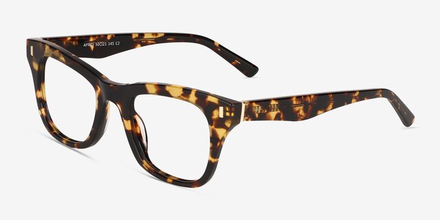Apres Spotty Tortoise AcetateEyeglass Frames from EyeBuyDirect, Angle View