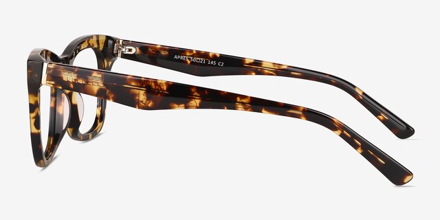 Apres Spotty Tortoise AcetateEyeglass Frames from EyeBuyDirect, Side View
