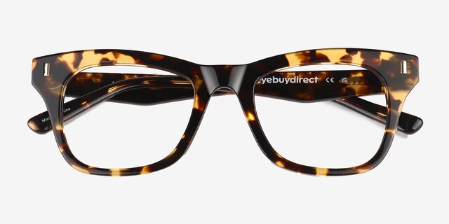 Apres Spotty Tortoise AcetateEyeglass Frames from EyeBuyDirect, Closed View