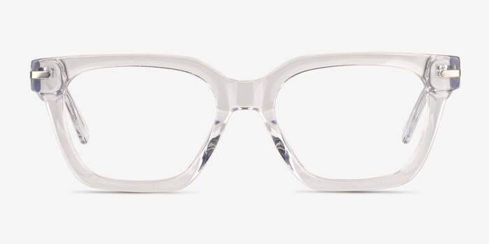 Visor Crystal Clear Acetate Eyeglass Frames from EyeBuyDirect