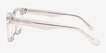 Visor Crystal Clear AcetateEyeglass Frames from EyeBuyDirect, Side View
