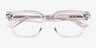 Visor Crystal Clear AcétateMontures de lunettes de vue d'EyeBuyDirect, Vue Rapprochée