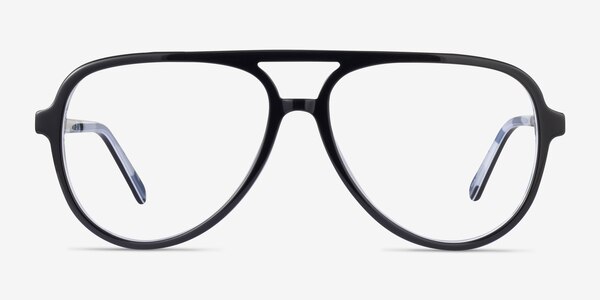 Loft Noir Acétate Montures de lunettes de vue