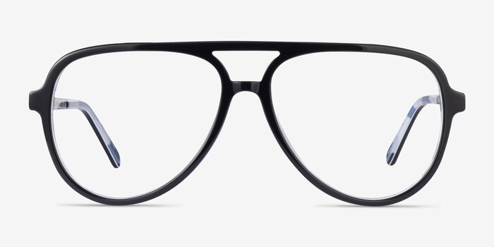 Loft Black Acetate Eyeglass Frames from EyeBuyDirect