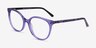Mural Purple AcetateEyeglass Frames from EyeBuyDirect, Angle View