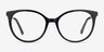 Mural Black AcetateEyeglass Frames from EyeBuyDirect, Front View