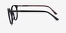 Mural Black AcetateEyeglass Frames from EyeBuyDirect, Side View