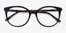 Mural Black AcetateEyeglass Frames from EyeBuyDirect, Closed View