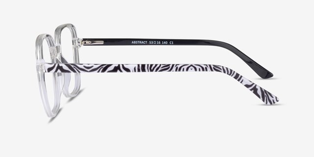 Abstract Crystal AcetateEyeglass Frames from EyeBuyDirect, Side View