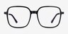 Abstract Black AcetateEyeglass Frames from EyeBuyDirect, Front View
