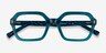 Lacquer Crystal Green AcetateEyeglass Frames from EyeBuyDirect, Closed View