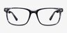 Montage Gradient Gray AcetateEyeglass Frames from EyeBuyDirect, Front View