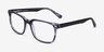 Montage Gradient Gray AcetateEyeglass Frames from EyeBuyDirect, Angle View