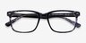 Montage Gradient Gray AcetateEyeglass Frames from EyeBuyDirect, Closed View
