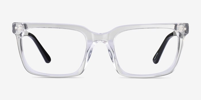 Digi Clear Black Acetate Eyeglass Frames from EyeBuyDirect