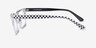 Digi Clear Black AcetateEyeglass Frames from EyeBuyDirect, Side View