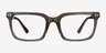 Digi Brown Crystal AcetateEyeglass Frames from EyeBuyDirect, Front View