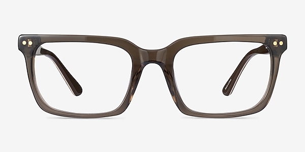 Digi Brown Crystal Acetate Eyeglass Frames