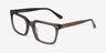 Digi Brown Crystal AcetateEyeglass Frames from EyeBuyDirect, Angle View
