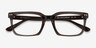 Digi Brown Crystal AcetateEyeglass Frames from EyeBuyDirect, Closed View
