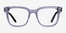 Compose Crystal Purple AcetateEyeglass Frames from EyeBuyDirect, Front View