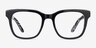 Compose Black AcetateEyeglass Frames from EyeBuyDirect, Front View