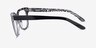Compose Black AcetateEyeglass Frames from EyeBuyDirect, Side View