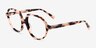 Foster Ivory Tortoise AcetateEyeglass Frames from EyeBuyDirect, Angle View