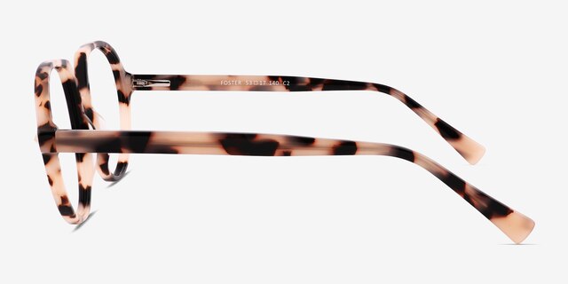 Foster Ivory Tortoise AcetateEyeglass Frames from EyeBuyDirect, Side View
