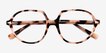 Foster Ivory Tortoise AcetateEyeglass Frames from EyeBuyDirect, Closed View
