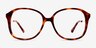 Edith Tortoise AcetateEyeglass Frames from EyeBuyDirect, Front View