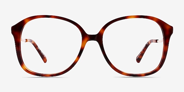 Edith Tortoise Acetate Eyeglass Frames