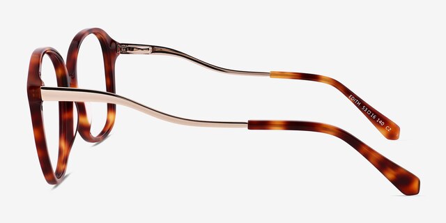 Edith Tortoise AcetateEyeglass Frames from EyeBuyDirect, Side View