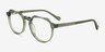Birdie Crystal Green AcetateEyeglass Frames from EyeBuyDirect, Angle View