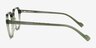 Birdie Crystal Green AcetateEyeglass Frames from EyeBuyDirect, Side View