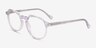 Birdie Clear AcetateEyeglass Frames from EyeBuyDirect, Angle View