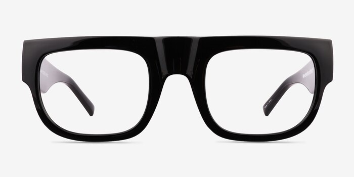 Balsam Shiny Black Eco-friendly Eyeglass Frames from EyeBuyDirect