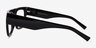 Balsam Shiny Black Eco-friendlyEyeglass Frames from EyeBuyDirect, Side View