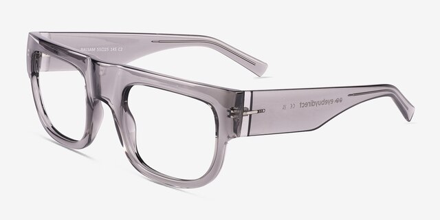 Balsam Crystal Smoke Eco-friendlyEyeglass Frames from EyeBuyDirect, Angle View