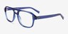 Conifer Crystal Blue Eco-friendlyEyeglass Frames from EyeBuyDirect, Angle View