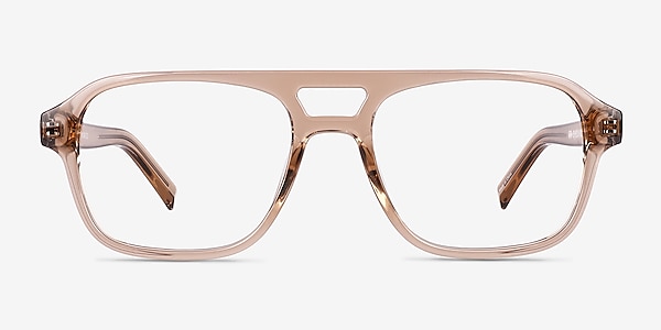 Conifer Crystal Light Brown  Plastic Eyeglass Frames