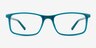 Sapling Shiny Solid Green Eco-friendlyEyeglass Frames from EyeBuyDirect, Front View