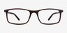 Sapling Matte Brown Eco-friendlyEyeglass Frames from EyeBuyDirect, Front View