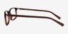 Sapling Matte Brown Eco-friendlyEyeglass Frames from EyeBuyDirect, Side View