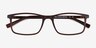 Sapling Matte Brown Eco-friendlyEyeglass Frames from EyeBuyDirect, Closed View