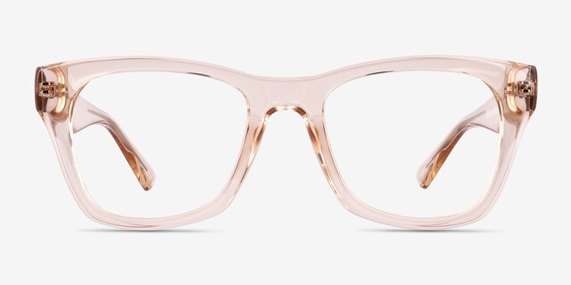 Dita Crystal Champagne Eco-friendlyEyeglass Frames from EyeBuyDirect, Front View