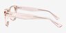Dita Crystal Champagne Eco-friendlyEyeglass Frames from EyeBuyDirect, Side View
