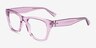 Dita Crystal Lavender Eco-friendlyEyeglass Frames from EyeBuyDirect, Angle View